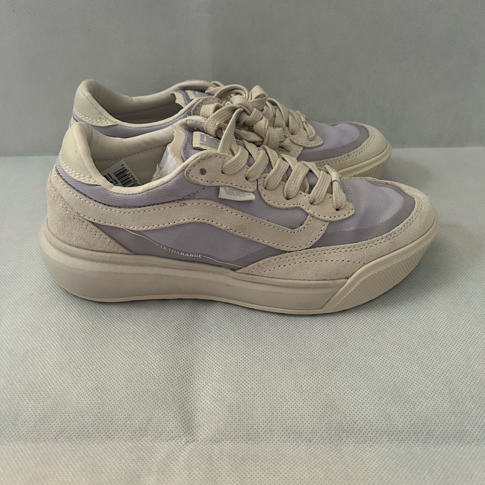 Vans MTE ultra range sample lilac and white low pro sneakers